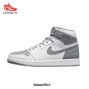 کتونی نایک جردن ۱ طوسی سفید