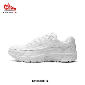 کتونی نایک P6000 پریمیوم Light Ironstone رنگ سفید خاکستری روشن