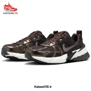 کتونی نایک V2K ران قهوه ای متالیک