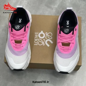 کتونی On x Loewe Cloudtilt (سفید/صورتی/یاسی)