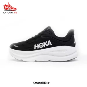 کتونی هوکا باندی ۹ مردانه (Hoka Bondi 9) مشکی سفید