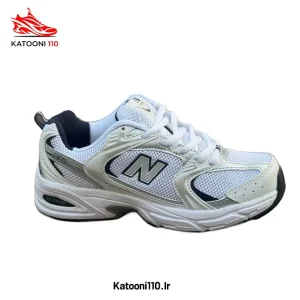 کتونی نیوبالانس 530 سفید سرمه ای