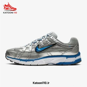 کتونی نایک P-6000 نقره ای آبی (Silver-Blue)