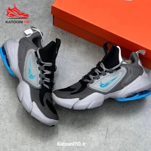 کتونی نایک ساواج طوسی مشکی (Nike Alpha Savage)