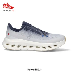 کتونی On مدل Cloudtilt کلاودتیلت رنگ آبی و طوسی