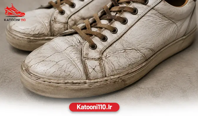 جلوگیری از ترک خوردن و چروک شدن کتونی چرمی