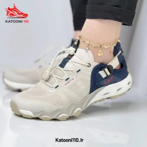 کفش و صندل آب نوردی و طبیعت گردی هامتو رنگ کرم سرمه‌ ای
