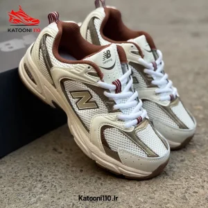 کتونی نیوبالانس 530 کرم نسکافه‌ ای (New Balance 530)