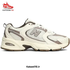 کتونی نیوبالانس 530 کرم نسکافه‌ ای (New Balance 530)