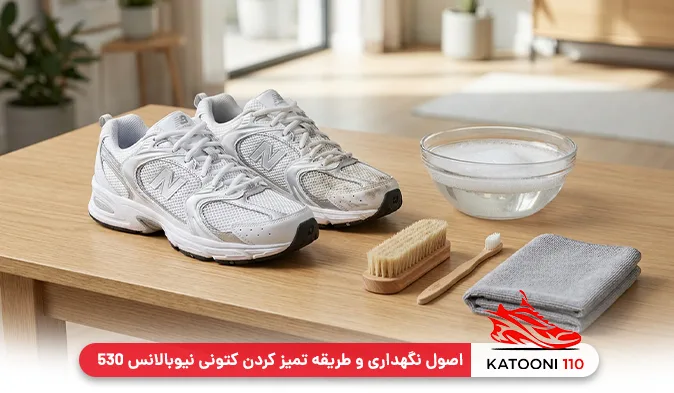 اصول نگهداری و طریقه تمیز کردن کتونی نیوبالانس 530